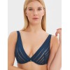 Треугольный бюстгальтер с пуш-ап Milavitsa 127660 синий топаз/нюд, Цвет: синий топаз/нюд, Размеры: 75C, изображение 5