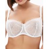 Мягкий кружевной бюстгальтер Milavitsa 129000 белый, Цвет: белый, Размеры: 75D