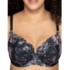 Бюстгальтер балконет с цветочной вышивкой Ava PEACE'N'LOVE 1959 U, Цвет: черный, Размеры: 100B
