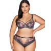 Трусы бразилиана Ava ROMANCE 2123 brazilian Gray, Цвет: графит, Размеры: 2XL, изображение 3