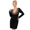 Сорочка с длинными рукавами Donna EMMA long nightdress, Цвет: черный, Размеры: S