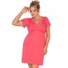 Ночная сорочка Donna MARIZA PLUS nightdress CORAL, Цвет: коралловый, Размеры: 5XL