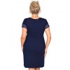 Ночная сорочка Donna MARIZA PLUS nightdress DARK BLUE, Цвет: темно-синий, Размеры: 5XL, изображение 2