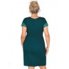 Ночная сорочка Donna MARIZA PLUS nightdress GREEN, Цвет: изумрудный, Размеры: 5XL, изображение 2
