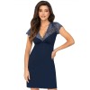 Сорочка с кортким рукавом Donna MELANIA nightdress DARK BLUE, Цвет: темно-синий, Размеры: S