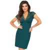 Сорочка с кортким рукавом Donna MELANIA nightdress GREEN, Цвет: изумрудный, Размеры: S