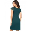 Сорочка с кортким рукавом Donna MELANIA nightdress GREEN, Цвет: изумрудный, Размеры: S, изображение 2