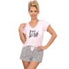 Пижама с шортами Donna PANTERA 1/2 pyjamas PINK, Цвет: розовый, Размеры: S