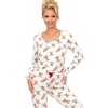 Пижама женская из хлопка Donna RENI long pyjamas, Цвет: белый, Размеры: S