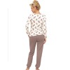 Пижама женская из хлопка Donna RENI long pyjamas BEIGE, Цвет: бежевый, Размеры: S, изображение 3