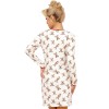 Сорочка с длинными рукавами Donna RENI nightdress, Цвет: белый, Размеры: S, изображение 3
