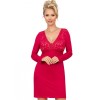 Сорочка из вискозы Donna SILVANA long nightdress VINE, Цвет: темно-красный, Размеры: S
