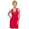 Сорочка с кружевным лифом Donna SILVANA nightdress VINE, Цвет: темно-красный, Размеры: S
