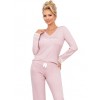 Вискозная пижама с брюками Donna SIMPLY long pyjamas POWDER PINK, Цвет: розовый, Размеры: S
