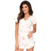 Хлопковая пижама с шортами Donna SWEET 1/2 pyjamas, Цвет: белый, Размеры: L