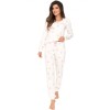 Хлопковая пижама с брюками Donna SWEET long pyjamas, Цвет: белый, Размеры: L, изображение 2