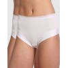 Высокие хлопковые трусы слипы в наборе (2шт) Janira PACK-2 ESENCIAL 1031764 blanco, Цвет: blanco (белый), Размеры: M