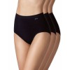 Хлопковые трусы макси Janira PACK-3 MAXI ESENCIAL 1031183 в наборе (3шт) negro, Цвет: negro (черный), Размеры: XL