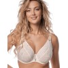 Кружевной бюстгальтер на косточках Mefemi DESIRE M bralette экрю, Цвет: экрю, Размеры: 70D, изображение 3