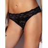 Кружевные трусы танга Sielei VANITY 1775 nero, Цвет: nero (черный), Размеры: XS