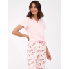 Пижама с укороченными брюками Cornette 848 ABBY, Цвет: светло-розовый, Размеры: M