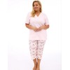 Пижама с укороченными брюками Cornette 848 ABBY, Цвет: светло-розовый, Размеры: M, изображение 4