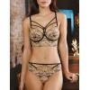 Комплект Mioocchi VALERIE 778280 бюстье и бразилиана nudo/nero, Цвет: nudo/nero, Размеры: 65B