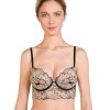 Комплект Mioocchi VALERIE 778280 бюстье и бразилиана nudo/nero, Цвет: nudo/nero, Размеры: 65B, изображение 4