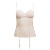 Корсет с чашкой пуш-ап Sielei PURE LOVE 1971 cipria, Цвет: cipria (телесный), Размеры: 80B, изображение 3