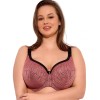 Бюстгальтер полупоролон размера плюс Gaia 1259 LISE PU MAXI античная роза, Цвет: античная роза, Размеры: 80J, изображение 5