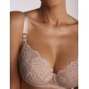 Мягкий кружевной бюстгальтер Kinga LUNA 1101-SC светло-бежевый, Цвет: светло-бежевый, Размеры: 100D, изображение 5