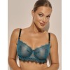 Мягкий кружевной бюстгальтер Kinga 1137-SC ICON, Цвет: морская волна, Размеры: 65D, изображение 6