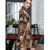 Домашняя рубашка-халат Mia-Amore ANTIKA 3477, Цвет: черный/медный, Размеры: M, изображение 3