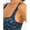 Бюстгальтер балконет кружево биколор Simona M 608 кварц-лазурит, Цвет: кварц-лазурит, Размеры: 75D, изображение 5