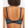 Бюстгальтер балконет кружево биколор Simona M 608 кварц-лазурит, Цвет: кварц-лазурит, Размеры: 75D, изображение 2