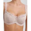 Бюстгальтер балконет Simona M 608 серебристый пион, Цвет: серебристый пион, Размеры: 80E