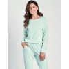 Махровая пижама с брюками Taro 3243 JESSIE, Цвет: ментол, Размеры: XL