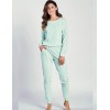 Махровая пижама с брюками Taro 3243 JESSIE, Цвет: ментол, Размеры: XL, изображение 2