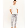 Пижама мужская со штанами Taro 3297 CLIFF, Цвет: белый/серый, Размеры: L, изображение 2