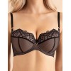 Бюстгальтер балконет Alles NOEL U, Цвет: черный, Размеры: 65E