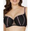 Бюстгальтер балконет тюльпан Honey H20-15-L черный, Цвет: черный, Размеры: 75B