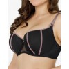 Бюстгальтер балконет тюльпан Honey H20-15-L черный, Цвет: черный, Размеры: 75B, изображение 2