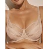 Полумягкий кружевной бюстгальтер Kinga ALICE 930-BC светло-бежевый, Цвет: светло-бежевый, Размеры: 65F