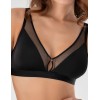 Бюстгальтер бралетт без косточек Mioocchi ORNELLA 8195 nero, Цвет: nero (черный), Размеры: 70B