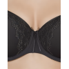 Бюстгальтер спейсер Sermija NIKOL 176-18-L / 177-18-L чёрный жемчуг, Цвет: чёрный жемчуг, Размеры: 80E, изображение 5