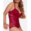 Боди со съемным пуш-ап Esotiq 39968 TULIA, Цвет: вишневый, Размеры: S