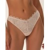 Кружевные стринги Esotiq 41745 OATH экрю, Цвет: экрю, Размеры: S