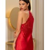 Длинная шелковая сорочка Mia-Amore MARJORY 3968 красный, Цвет: красный, Размеры: S