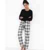 Пижама из хлопка Sensis BLANCHE, Цвет: черный, Размеры: L, изображение 3
