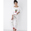 Пижама женская из хлопка Sensis LILLIAN, Цвет: белый, Размеры: L, изображение 4